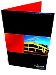 laminated presentation folder
